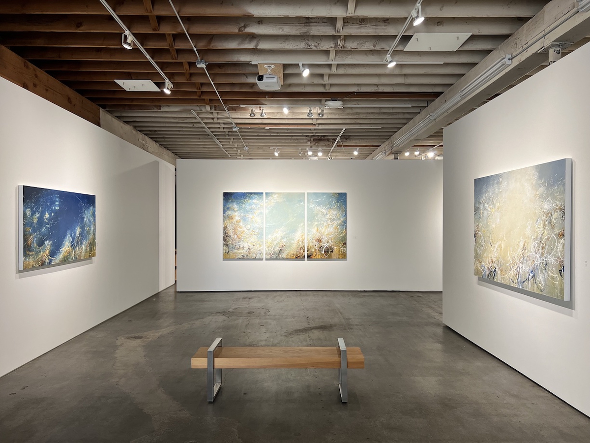 Installation view from Michael Schultheis' exhibition "The Flowers in Fibonacci"