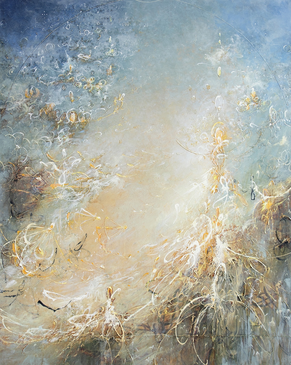 Michael Schultheis, Parallel Enlightenment, 2026, Acrylic on canvas, 60 x 48 x 2 inches
