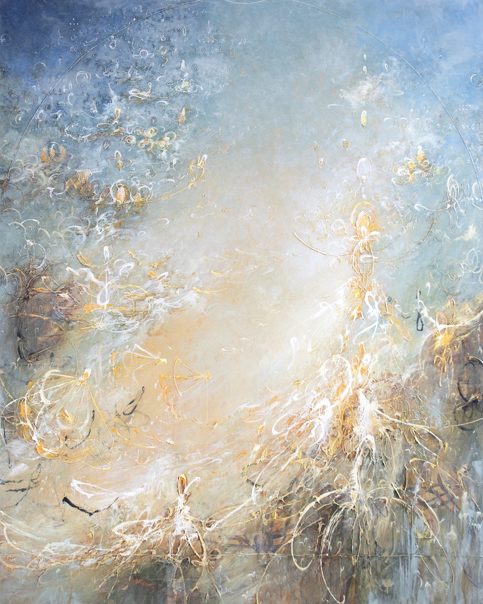 Michael Schultheis, Parallel Enlightenment, 2026, Acrylic on canvas, 60 x 48 x 2 inches