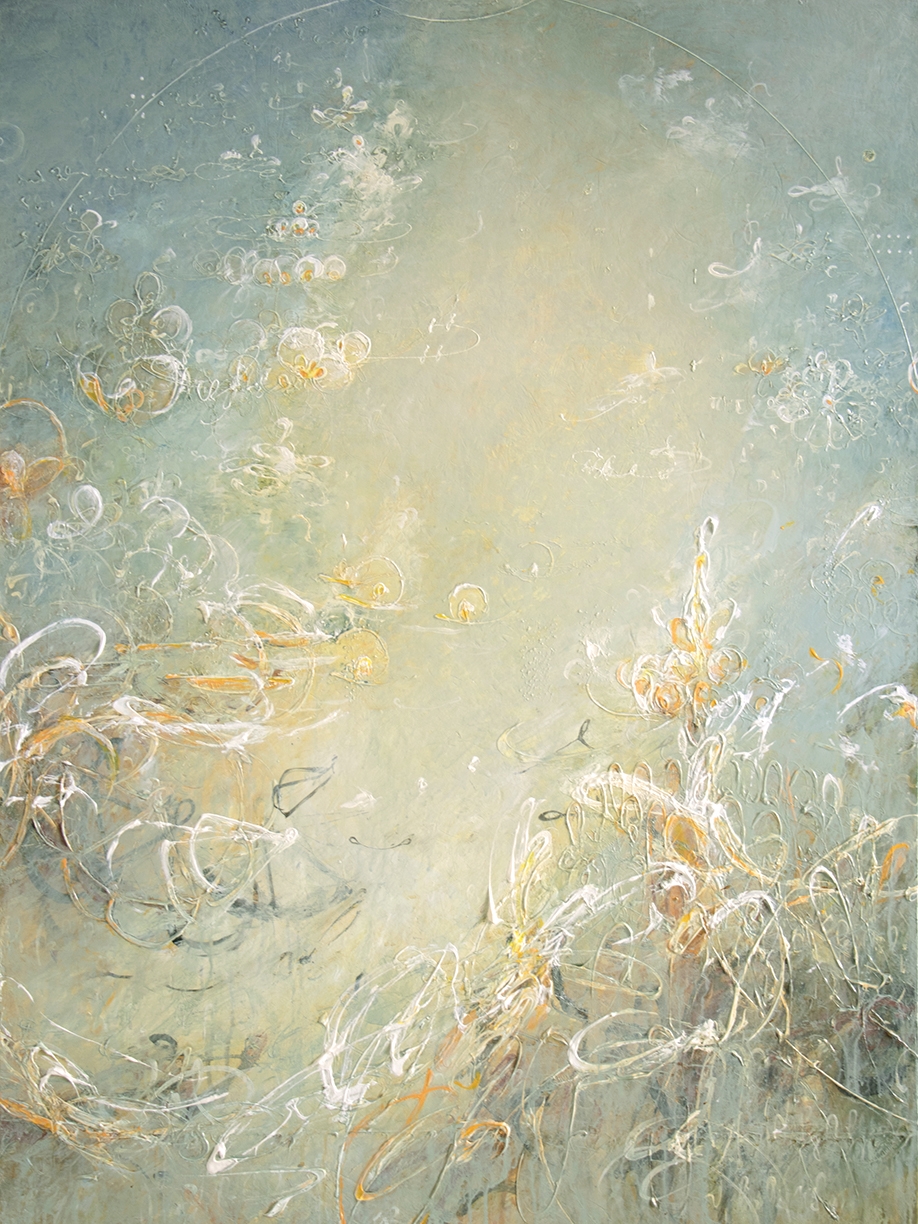 Michael Schultheis, Parallel Understanding, 2026, Acrylic on canvas, 40 x 30 x 2.5 inches