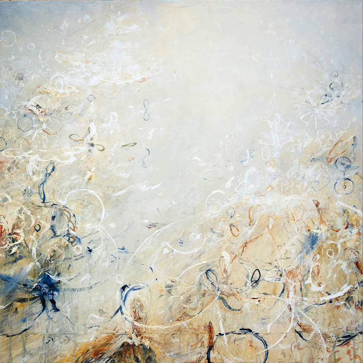 Michael Schultheis, Quietude in Copernicus, 2026, Acrylic on canvas, 36 x 36 x 1.5 inches