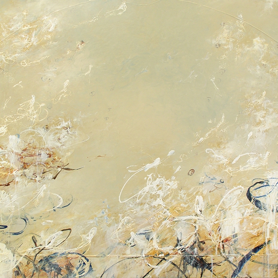 Michael Schultheis: Reflecting on Breath, 2021, Acrylic on canvas, 36 x 60 x 2 inches