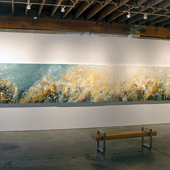 Installation view of Water Lilies of Archimedes at 'Vitruvian Breath' 2021 Solo Exhibition