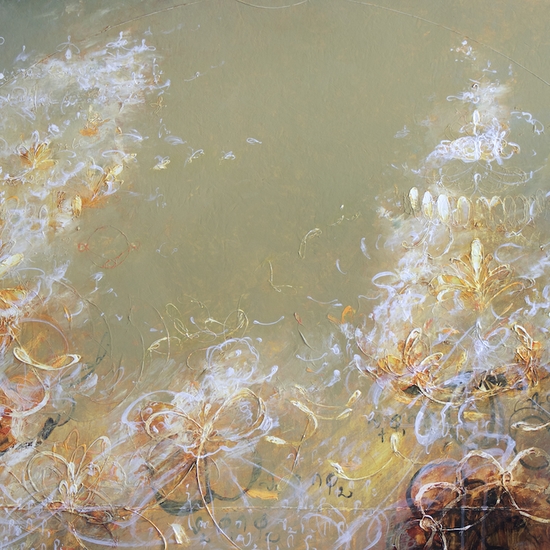Michael Schultheis, Synchronous Lives, 2026, Acrylic on canvas, 36 x 60 x 2 inches