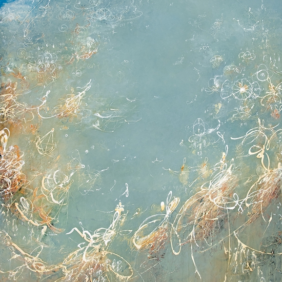 Michael Schultheis: Tranquility in Fibonacci, 2024, Acrylic on canvas, 60 x 48 x 2 inches