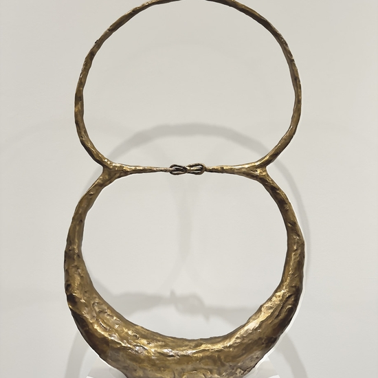 Michael Schultheis, Venn Fidelities Coupling, 2026, Bronze, 47 x 29 x 5 inches, Edition 1/5