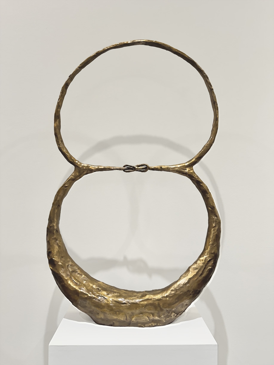 Michael Schultheis, Venn Fidelities Coupling, 2026, Bronze, 47 x 29 x 5 inches, Edition 1/5