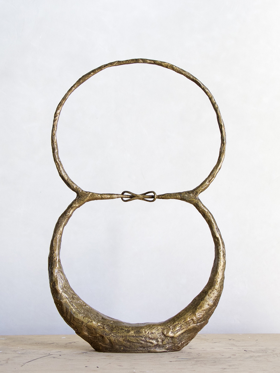 Michael Schultheis: Venn Fidelities Petite Coupling, 2019, bronze, edition of 7, 12 x 8 x 2 inches