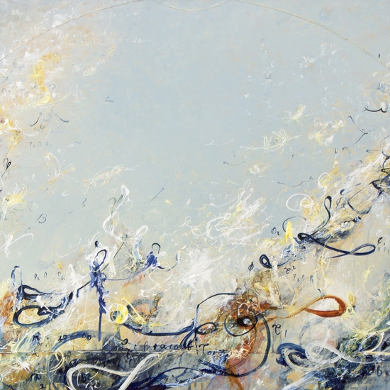 Michael Schultheis paintings for his 2018 solo show Venn Pirouettes
