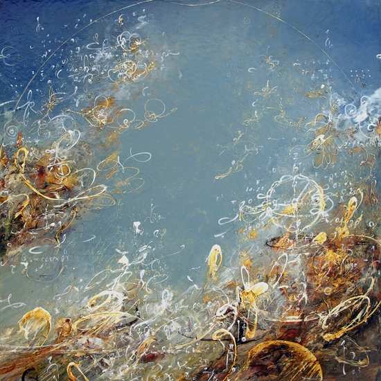 Michael Schultheis: Vitruvius Day, 2021, Acrylic on canvas, 24 x 24 x 2 inches