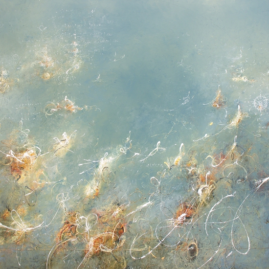Michael Schultheis: Vitruvian Muses, 2021, Acrylic on canvas, 72 x 72 x 2 inches