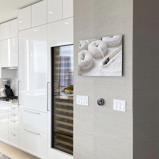 Installation of 'Doughnut Snowblower' at a private residence