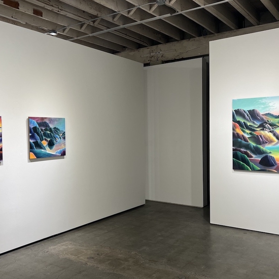 Installation in Adam Sorensen's Solo 2024 Exhibition