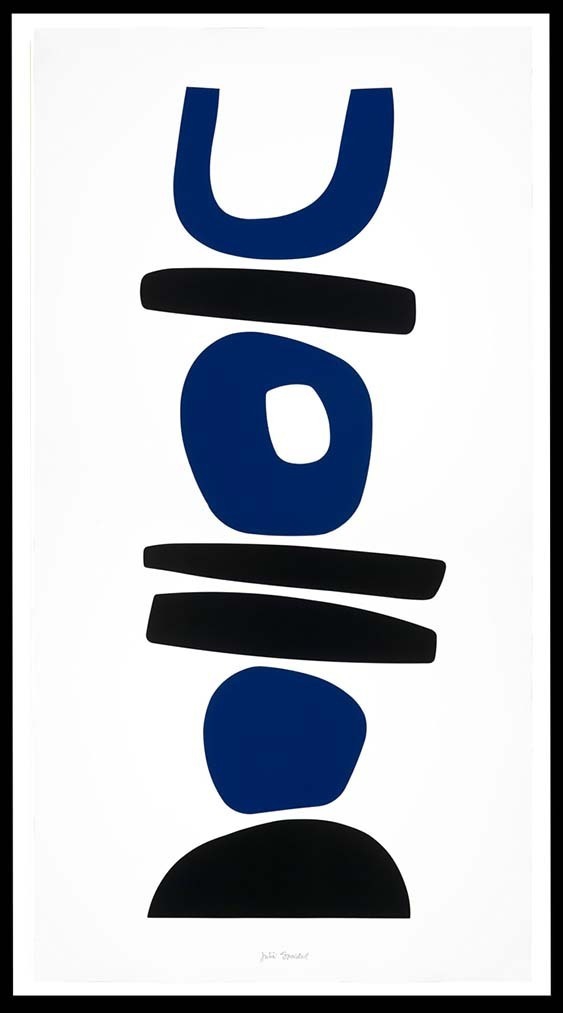 Julie Speidel, Proleek, 2022, Hand rubbed oil on Japanese paper, 75 x 39 inches, Framed size 81.75 x 45 x 2.75 inches