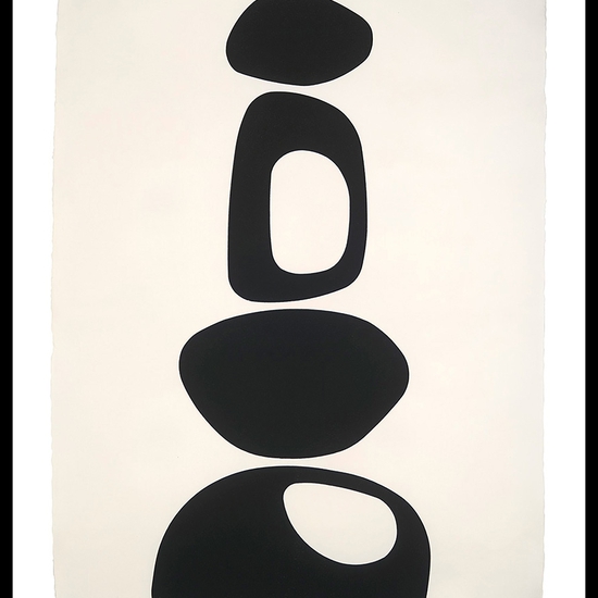 Julie Speidel: Ballynarry, 2022, Hand rubbed oil on Japanese paper, 38 x 26 inches (framed dimensions: 46.5 x 33.5 x 2 inches)