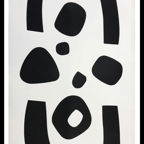 Julie Speidel: Cashleen, 2021, Hand rubbed oil on Japanese paper, 75 x 39 inches (framed dimensions: 80 x 44.75 x 2 inches)