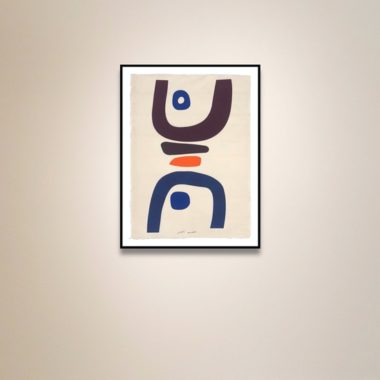 Dungarvan, 2021, Hand rubbed oil on Japanese paper, 35 x 26 inches (framed dimensions: 43.5 x 33.5 x 2 inches)