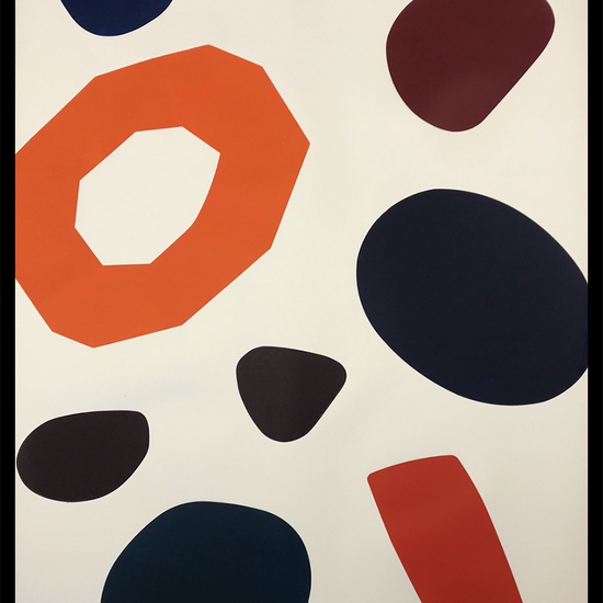 Julie Speidel: Gartan, 2020, Hand rubbed oil on Japanese paper, 60 x 40 inches (framed dimensions: 66.5 x 44.5 x 2 inches)