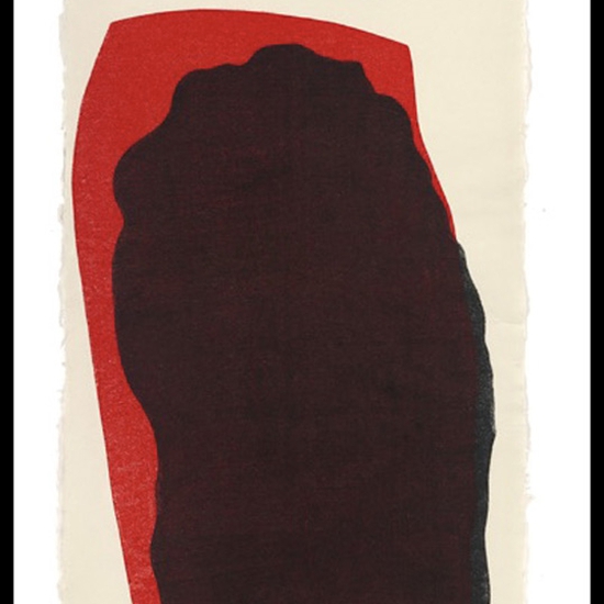 Julie Speidel: Greby, 2018, Hand rubbed oil on Japanese paper, 71 x 26 inches (Frame size: 76.25 x 30.75 x 1.75 inches)