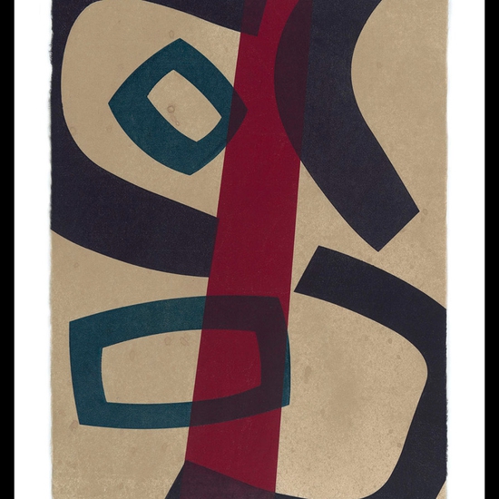 Julie Speidel: Kaheen, 2020, Hand rubbed oil on paper, 29.5 x 22 inches (framed dimensions: 37.5 x 29.5 x 2 inches)
