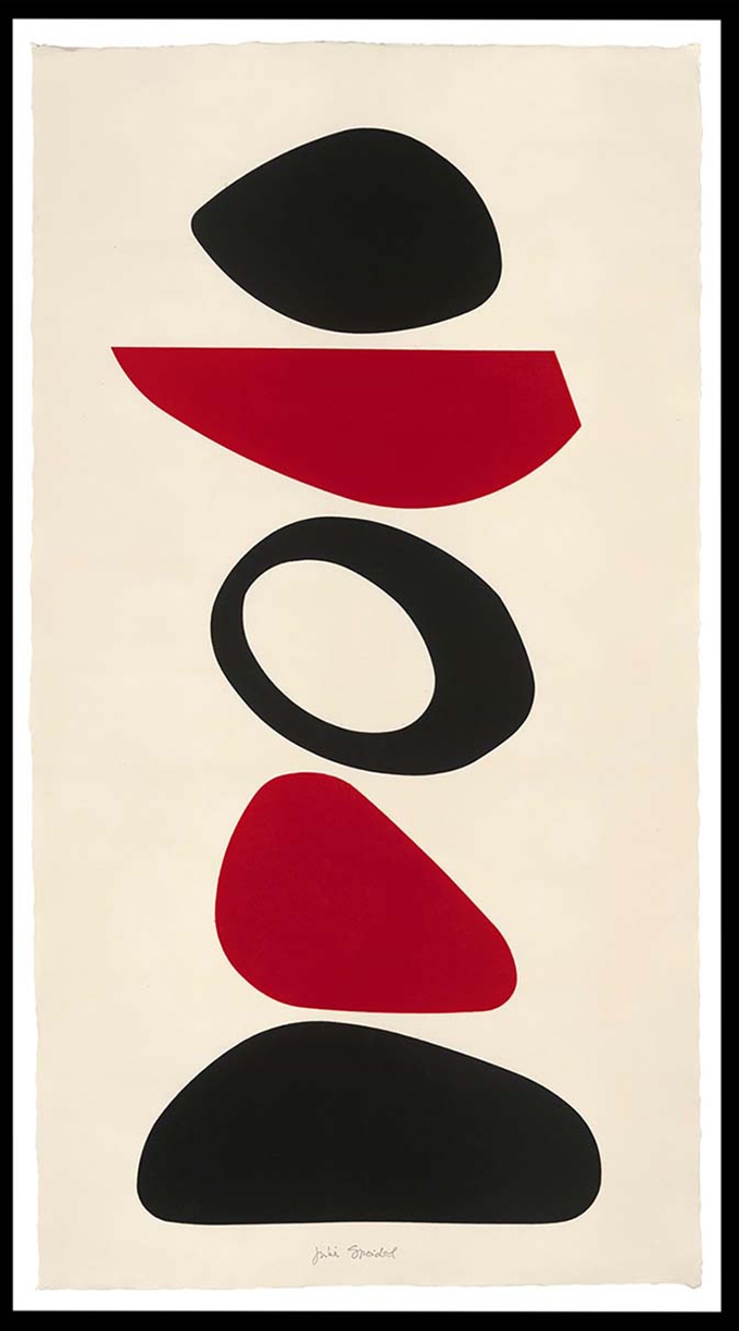 Julie Speidel, Lamoge, 2022, Hand rubbed oil on Japanese paper, 55 x 30 x 1 inches, Framed size 61.75 x 36.25 x 2.75 inches