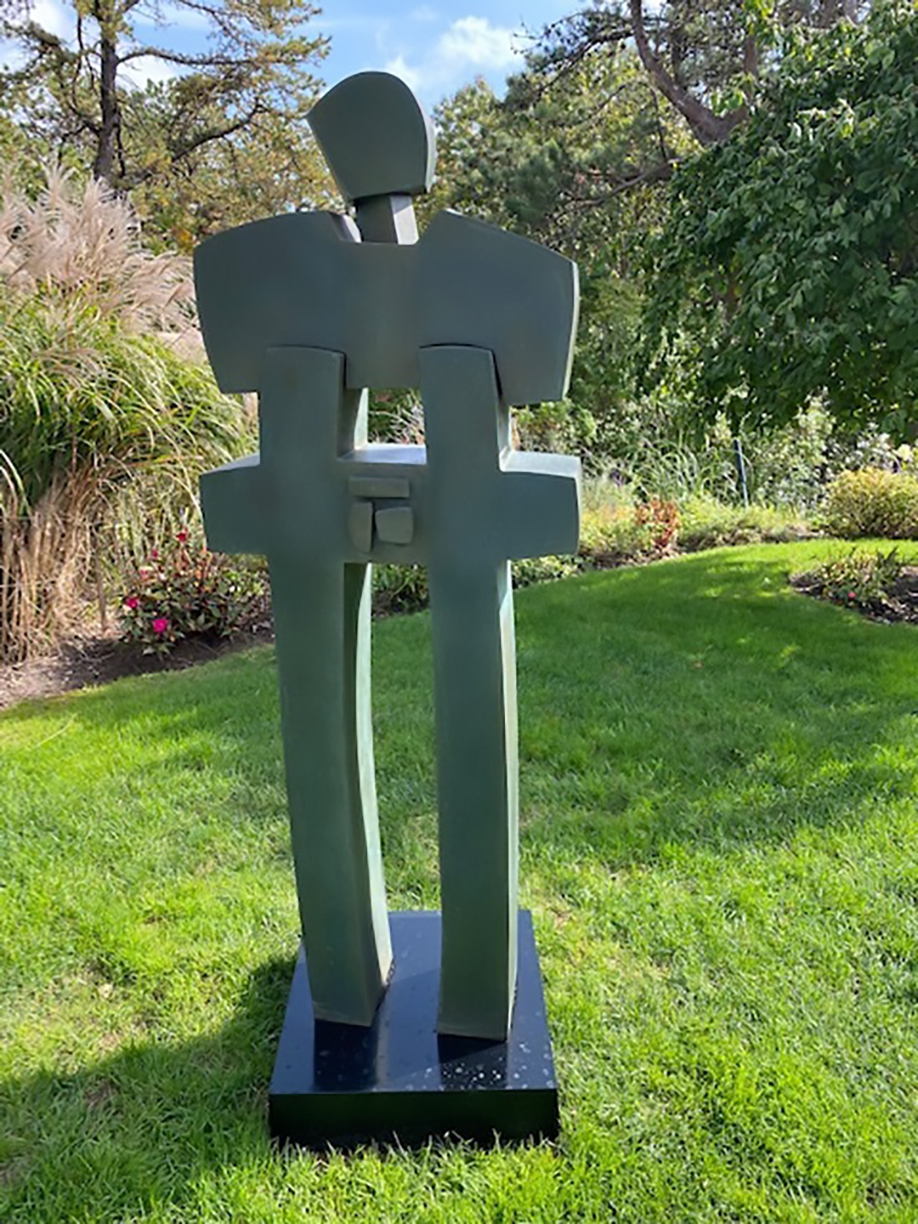 Julie Speidel, Nod to Xian II, 2002, Bronze, 73 x 25 inches