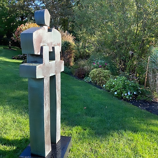 Julie Speidel, Nod to Xian II, 2002, Bronze, 73 x 25 inches