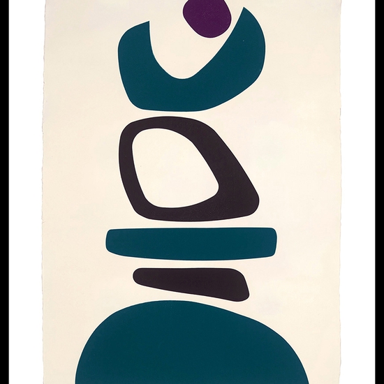 Julie Speidel: Rahan, 2021, Hand rubbed oil on Japanese paper, 38 x 26 inches (framed dimensions: 46.5 x 33.5 x 2 inches)