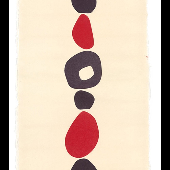 Julie Speidel: Raheen, 2020, Hand rubbed oil on Japanese paper, 72 x 26 inches (framed dimensions: 78.5 x 32.5 x 2 inches)