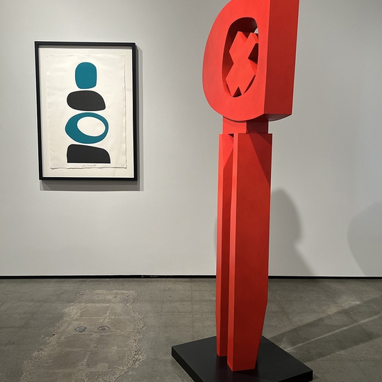 Installation in Julie Speidel's 2022 Solo Exhibition