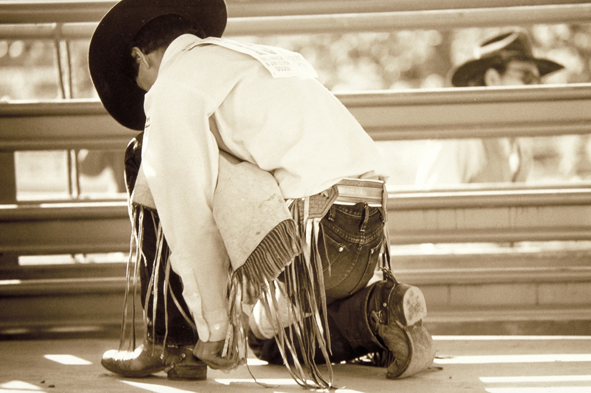 Jules Frazier: Spur Yankin Cowboy 2009, Fine art archival print, 20 x 30 and 34 x 51 inches