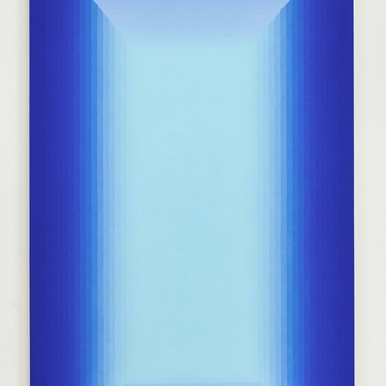 Audrey Stone, Ceiling 5, 2024, Acrylic on canvas, 50 x 30 x 1 inches