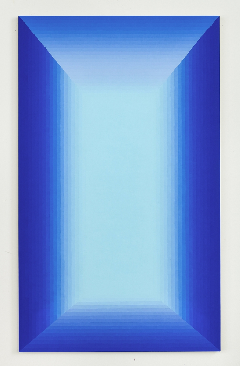 Audrey Stone, Ceiling 5, 2024, Acrylic on canvas, 50 x 30 x 1 inches