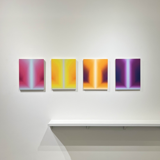 Installation view from Audrey Stone's exhibition "By Two"