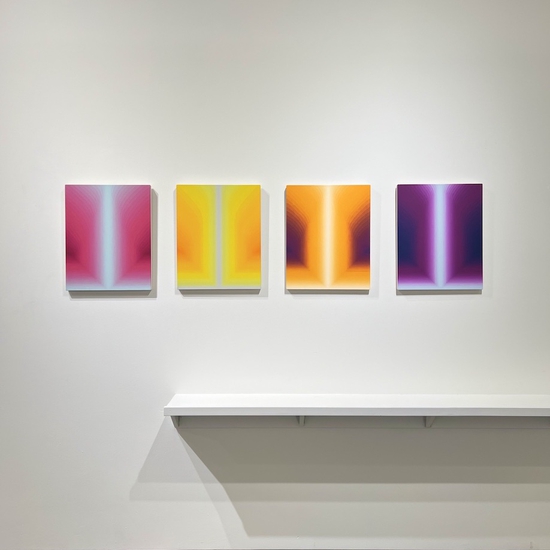Installation in Audrey Stone's 2024 Solo Exhibition