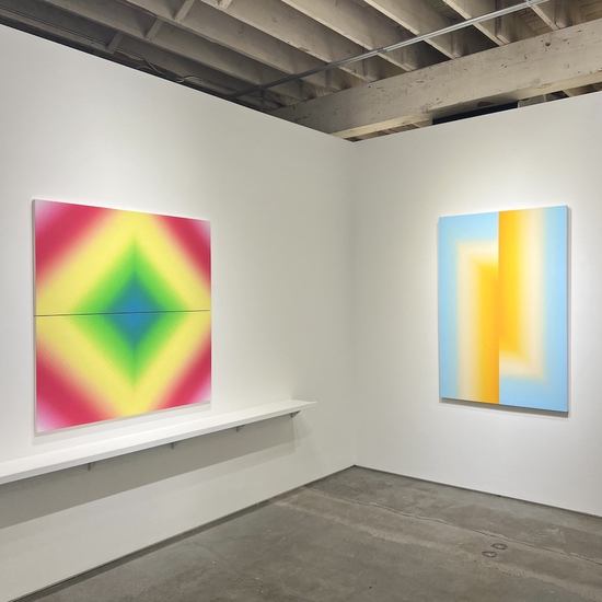 Installation view from Audrey Stone's exhibition "By Two"