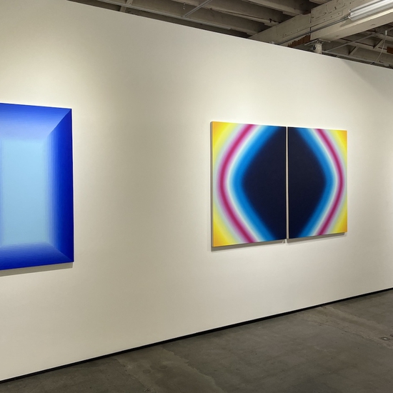 Installation view from Audrey Stone's exhibition "By Two"