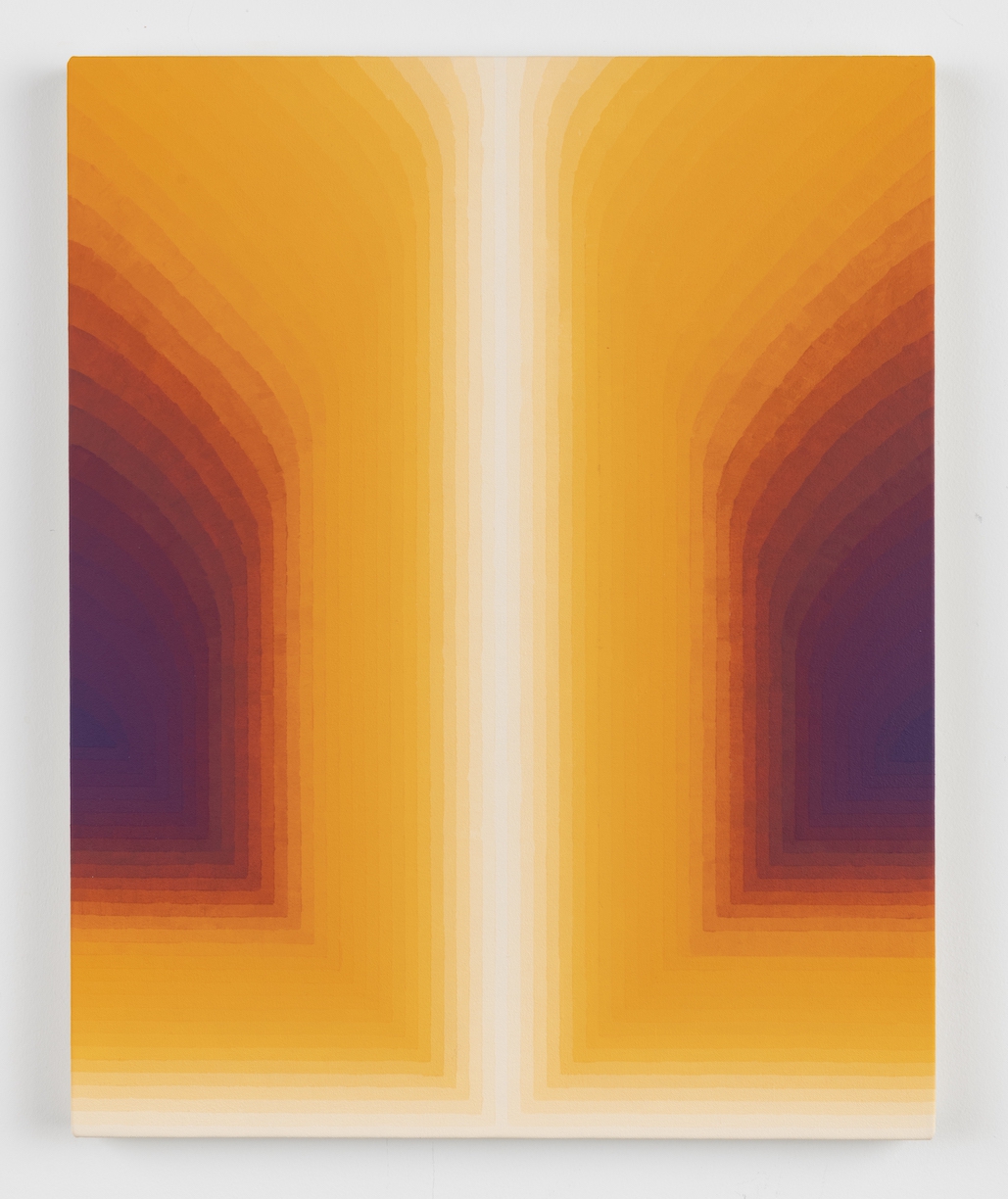 Audrey Stone: Safe Passage 2, 2023, Acrylic on canvas, 20 x 16 x 1 inches
