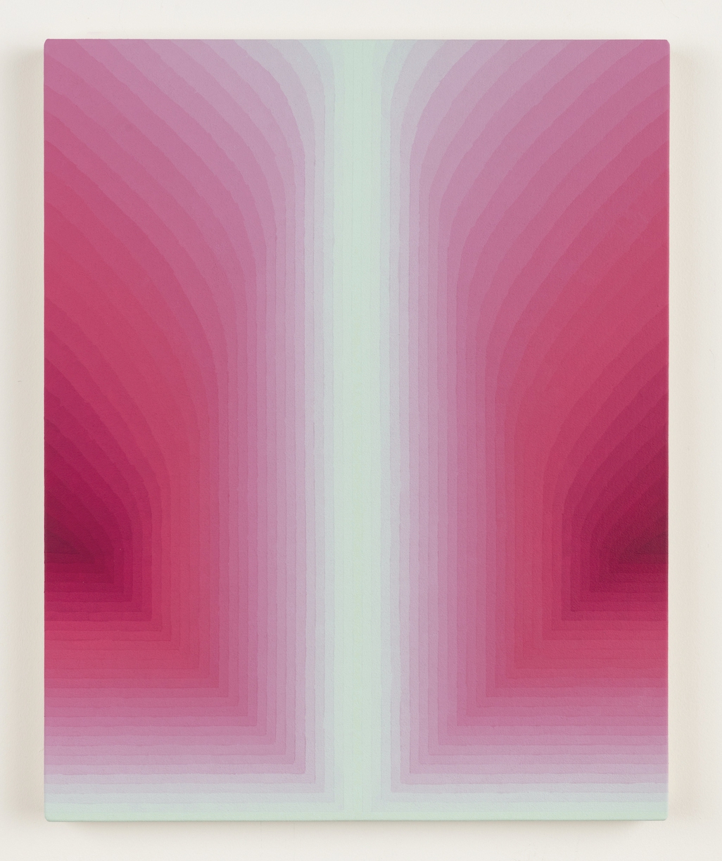 Audrey Stone: Safe Passage, 2023, Acrylic on canvas, 20 x 16 x 1 inches