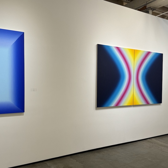 Installation view from Audrey Stone's 2024 solo exhibition "By Two"