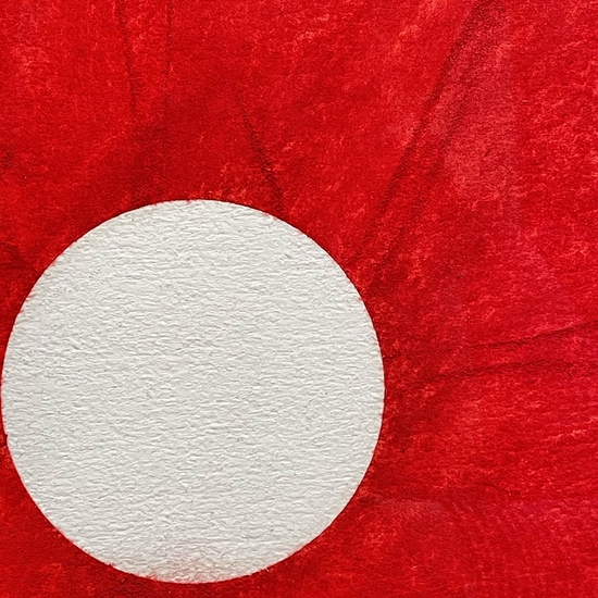 Detail of 'Three Red Flowers May 10, 1997'