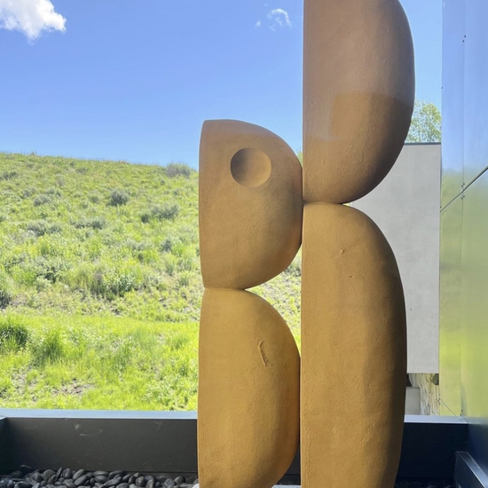 Installation of 'Esperando El Sol' in Sun Valley