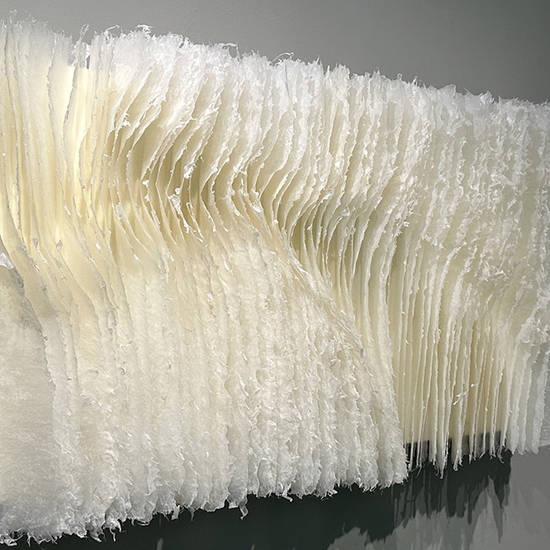 Side View of 'Holding a Space'