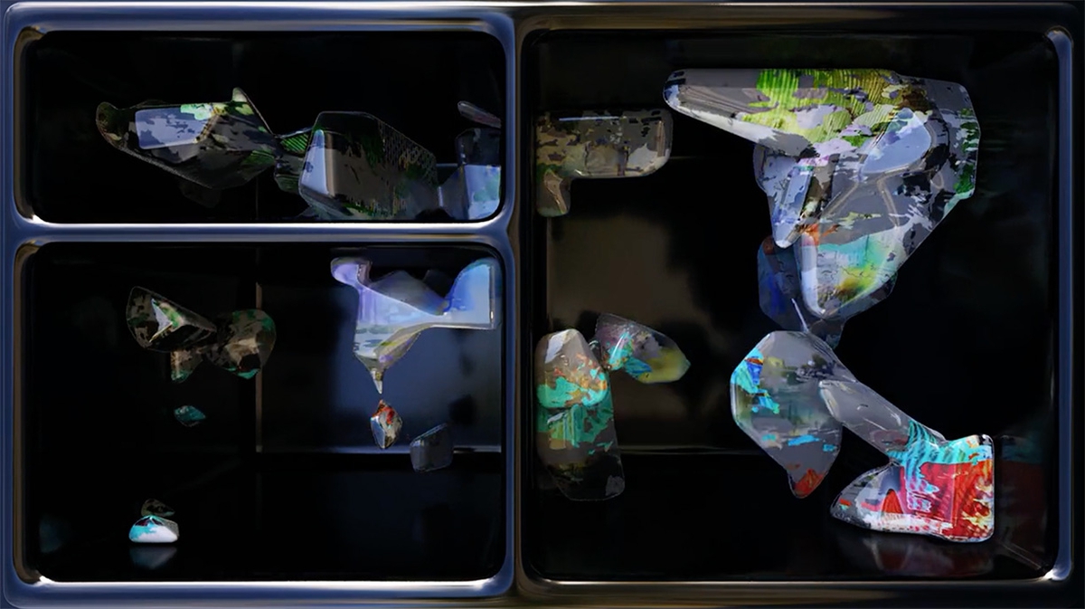 Chris Trueman & MakeItRad: 3CD (NFT), 2022, 3D video sculpture, 37 seconds, Edition of 5