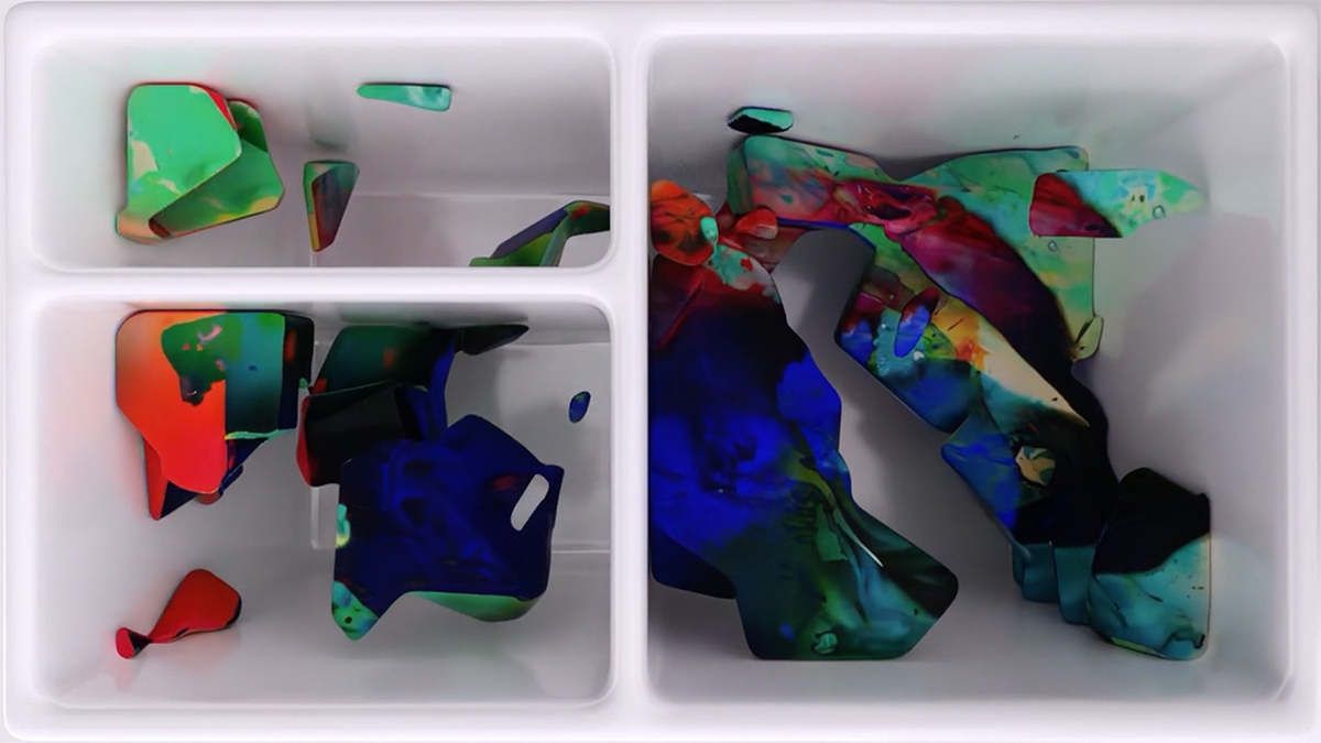 Chris Trueman & MakeItRad: 3CL (NFT), 2022, 3D video sculpture, 36 seconds, Edition of 5