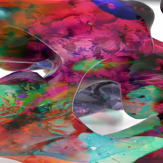 Chris Trueman & MakeItRad: Fly Through Light (NFT), 2022, 3D video sculpture, 50 seconds, Edition of 5