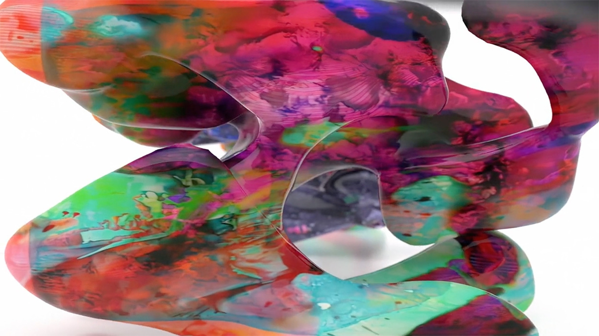 Chris Trueman & MakeItRad: Fly Through Light (NFT), 2022, 3D video sculpture, 50 seconds, Edition of 5