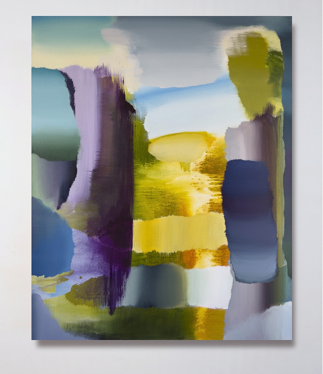 Chris Trueman, BRLND, 2024, Acrylic on Canvas, 50 x 40 x 1.5 inches