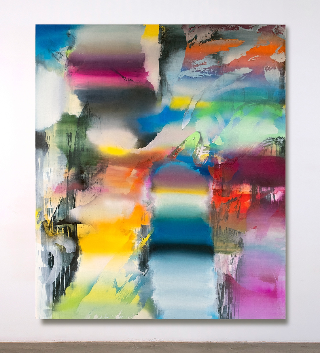 Chris Trueman: LLA, 2023, Acrylic on canvas, 78 x 66 inches