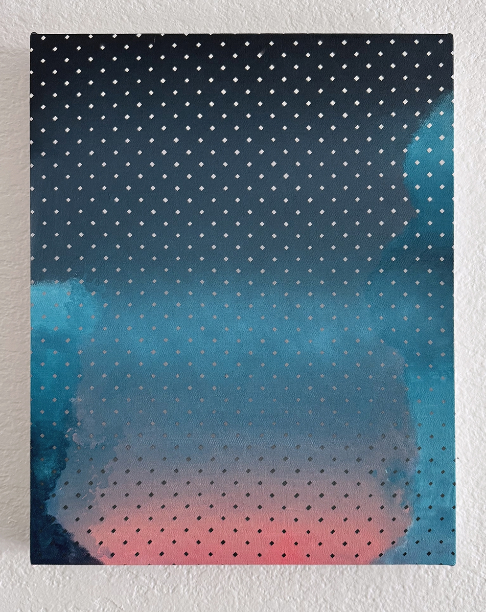 Chris Trueman, MTAR, 2025, Acrylic on canvas, 20 x 16 x 1.5 inches